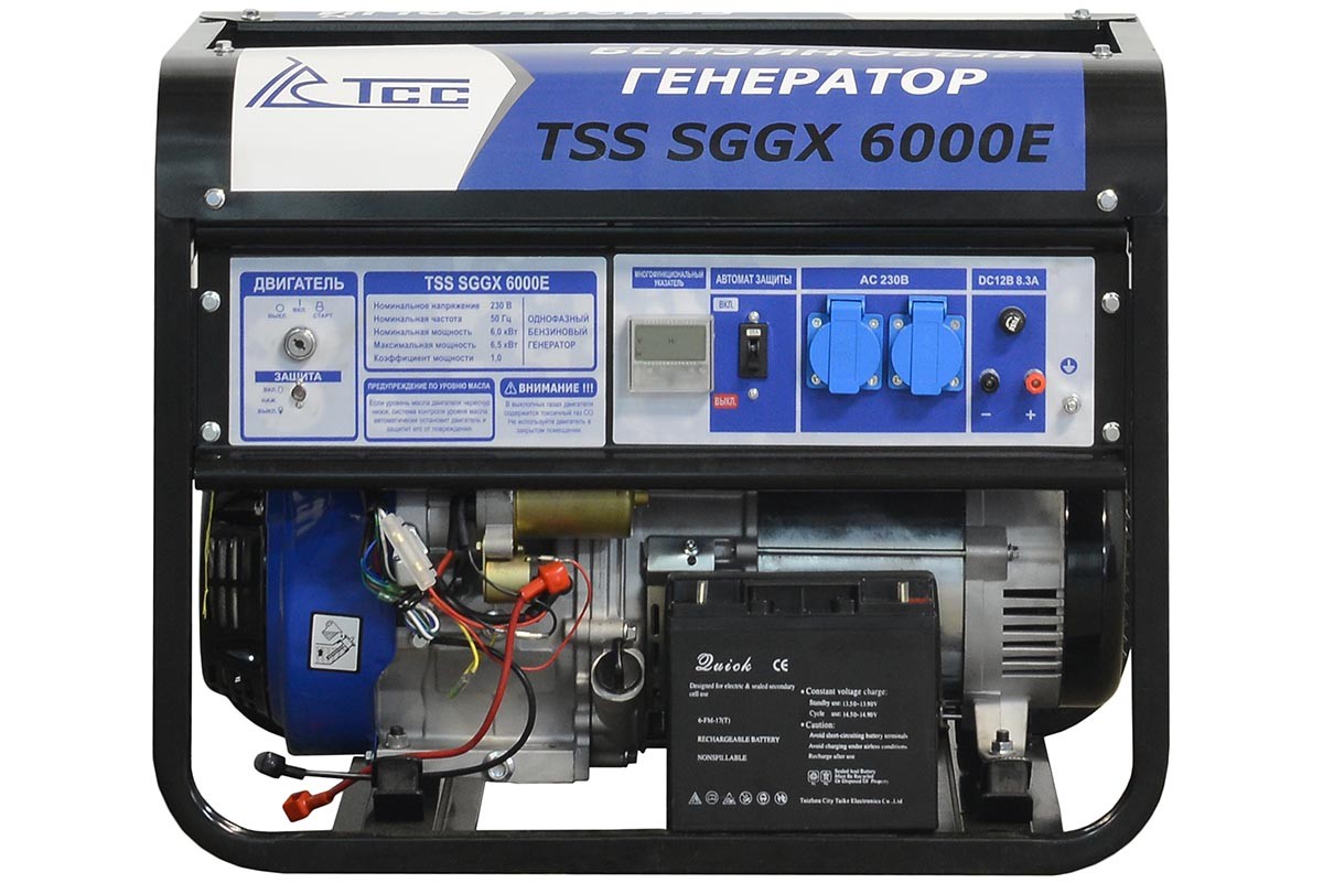 Бензогенератор TSS SGGX 6000E уценка